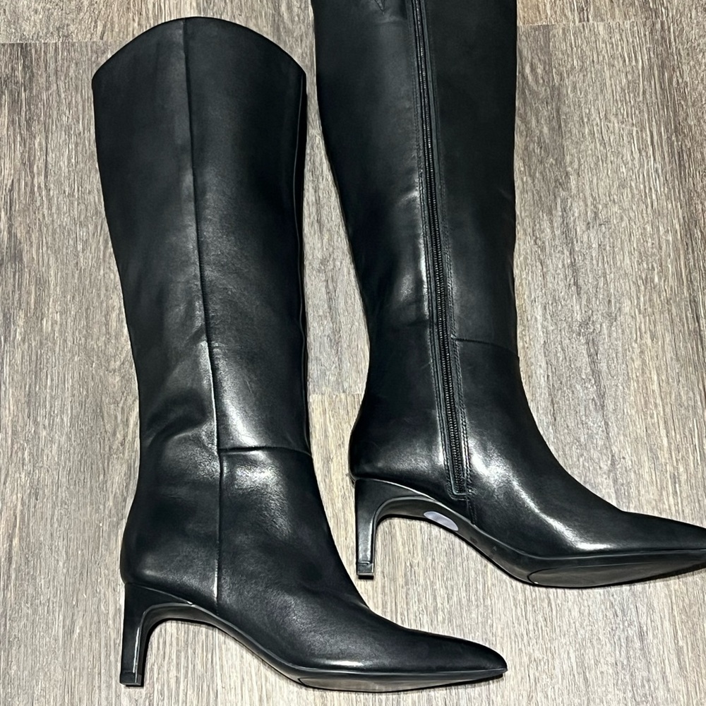Marc Fisher Black Heeled Boots